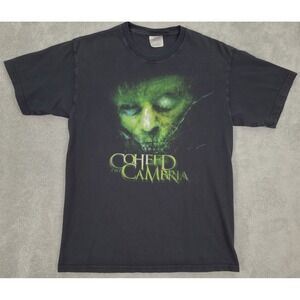 Coheed‎ & Cambria - Black Shirt - Adult M (38-40) - Hanes 2 Small Holes VTG Fade